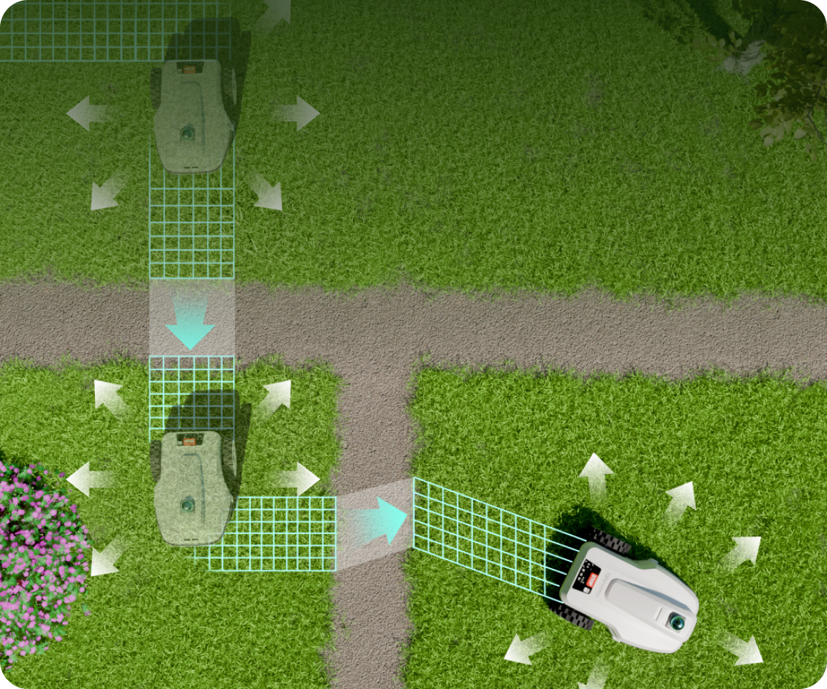 Automated Mapping robot lawn mower