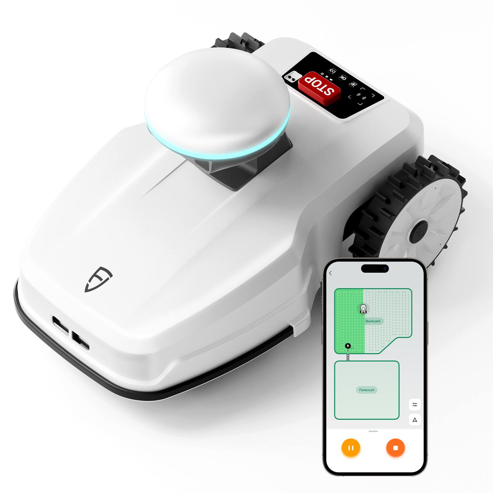 FJD Smart Wireless FR4000 Robotic Lawn Mower for Family