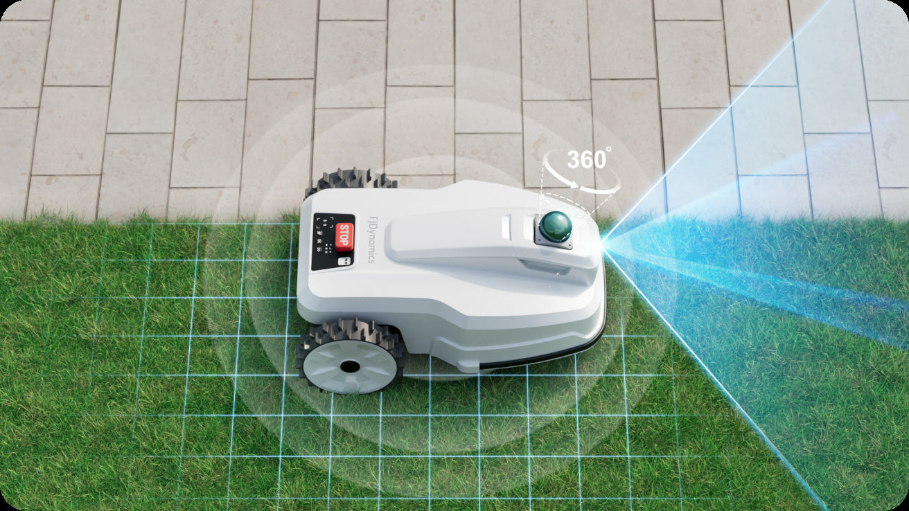 Smart Edge Trimming FL3000 LiDAR  robot lawn mower for sale